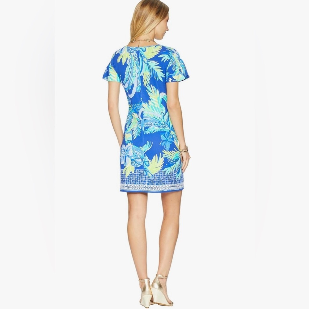 Lilly Pulitzer Tropical Blue and Green Coverup - Picture 2 of 10